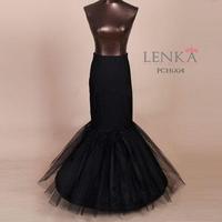 Gambar Rok Pengembang Mermaid Hitam (1 Ring 1 Layer) l Lenka - PCH004 - Hitam dari Lenka Wedding Shop Kota Surabaya 1 Tokopedia