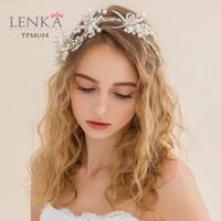 Gambar Aksesoris Tiara Sanggul Pesta Wedding lHairpieces Pesta Lenka - TPM014 - Putih dari Lenka Wedding Shop Kota Surabaya 1 Tokopedia