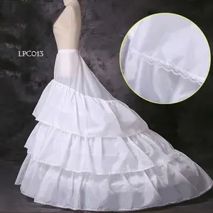 Rok Dalaman Gaun Pengantin-Petticoat Wedding Panjang Ekor Murah-LPC013