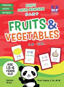 Bip - Kartu Pintar Mandarin : Fruits & Vegetables