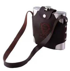 [Sale] 18oz(500ml) Hunting Stainless Steel Hip Flask Alcohol Pot