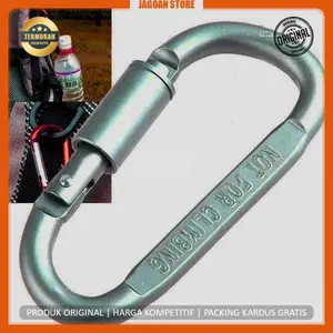 Gantungan Tas Aluminium Quickdraw Carabiner Karabiner Asli Termurah