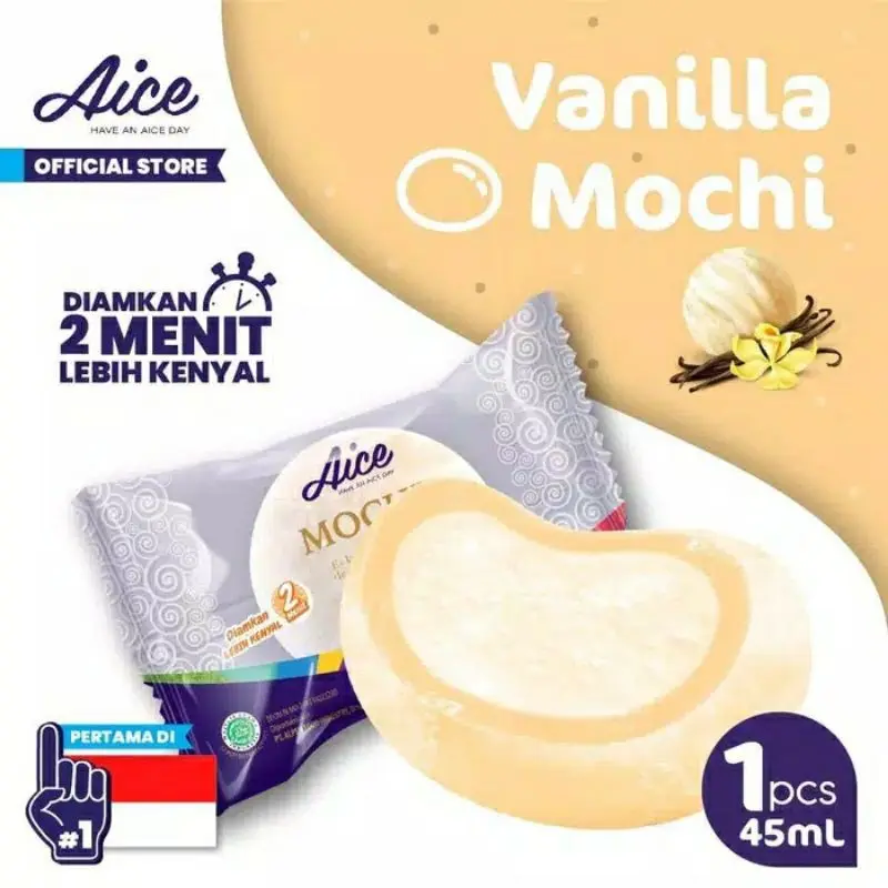 Es Krim Mochi Rasa Vanila / Vanilla - AICE