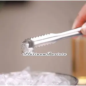 Jepitan es stainless kecil bartender penjepit capitan Ice clip