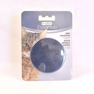 LESALON Sikat Mandi Grooming Essentials Cat Round Rubber Brush