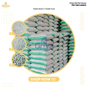 [GRAB] Cat Sand Zeolite 20 Kg / Tidak Gumpal Wangi Untuk pup NO BRAND