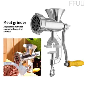 Manual Meat Grinder Multifunctional Mincer Metal Sausage Filler