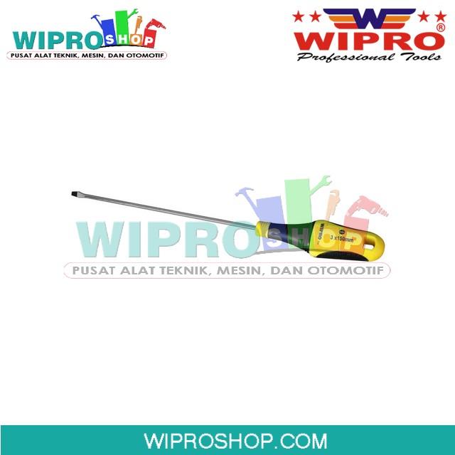 Gambar WIPRO Obeng Soft Handle 010 -10""x3mm 1003S dari wiproshop Kota Surabaya Tokopedia