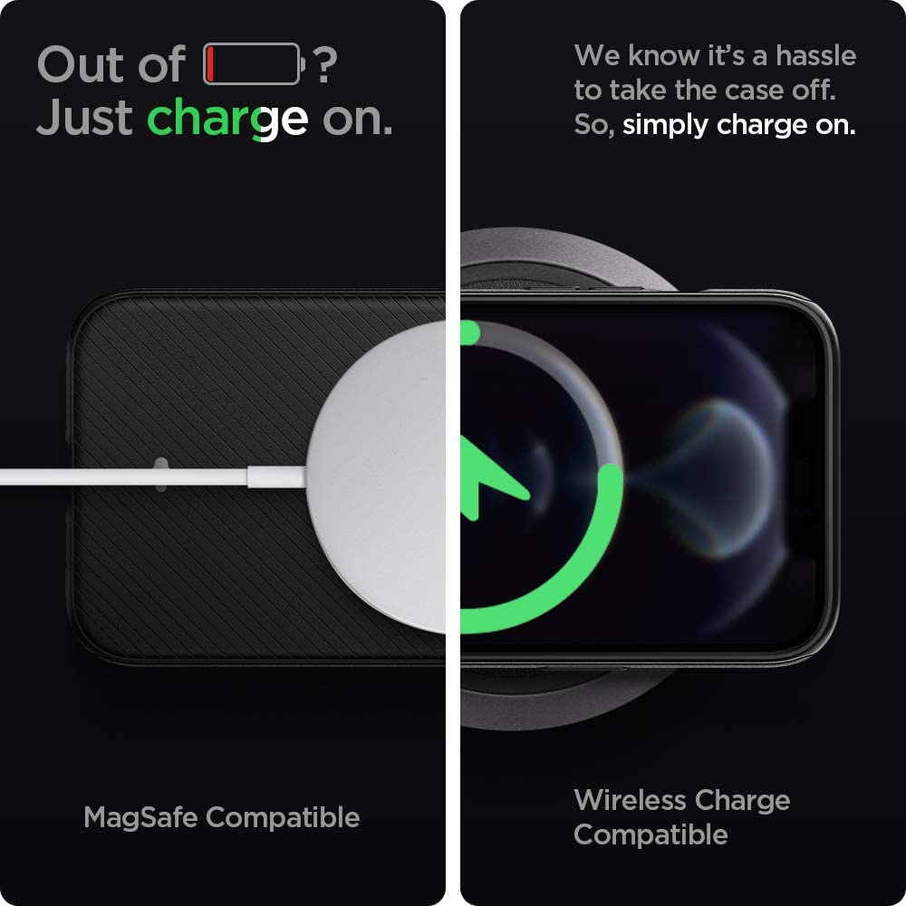 Case iPhone 12 Pro Max Mini Spigen Mag Armor MagSafe Matte Casing
