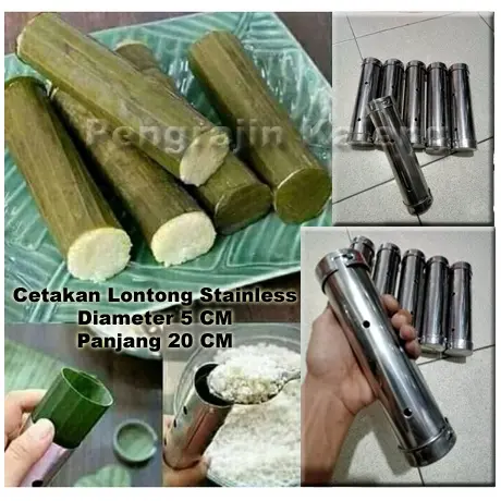 Cetakan Lontong Stainless Steel Diameter 5 CM Panjang 20 CM