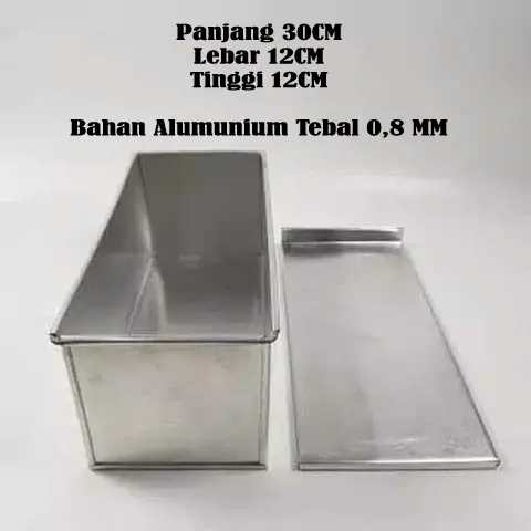 Loyang Roti Tawar Bread 30x12x12 CM Tebal 08 ( Bergaransi )
