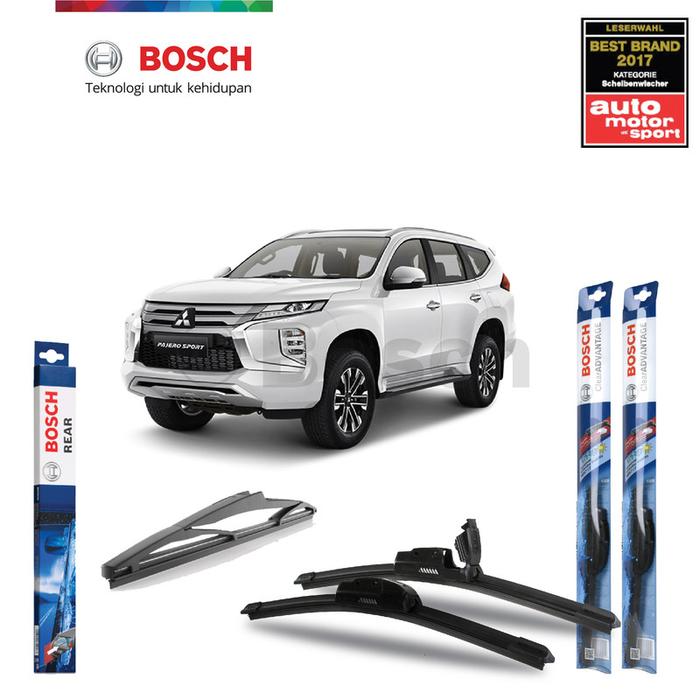 Gambar Wiper Mitsubishi All New Pajero Sport Depan Belakang Frameless Bosch dari Garasi 54 Kota Tangerang Selatan Tokopedia