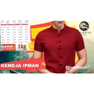 ready kemeja choengsam. kemeja imlek. kemeja cina. kemeja ipman .