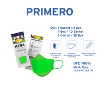 Gambar Primero Masker KF94 4Ply Golf Green - 1 Sachet isi 5pcs dari PRIMERO STORE OFFICIAL Kota Tangerang 2 Tokopedia