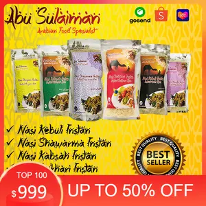 Nasi Kebuli Briyani Kabsah Mandhi Shawarma Bukhori paket Komplit