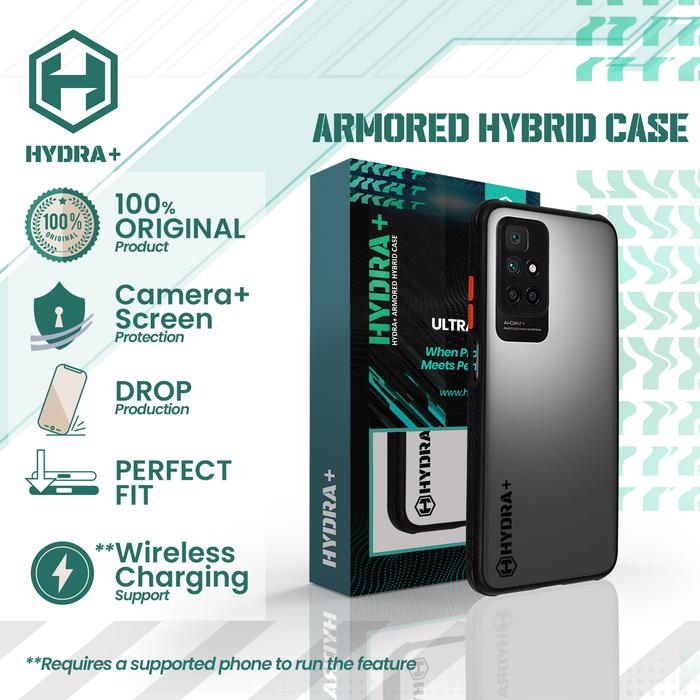 Gambar HYDRA+ For Redmi 10 Armored Clear Hybrid Case - Casing Hardcase Soft dari HYDRA PLUS Kota Administrasi Jakarta Barat Tokopedia