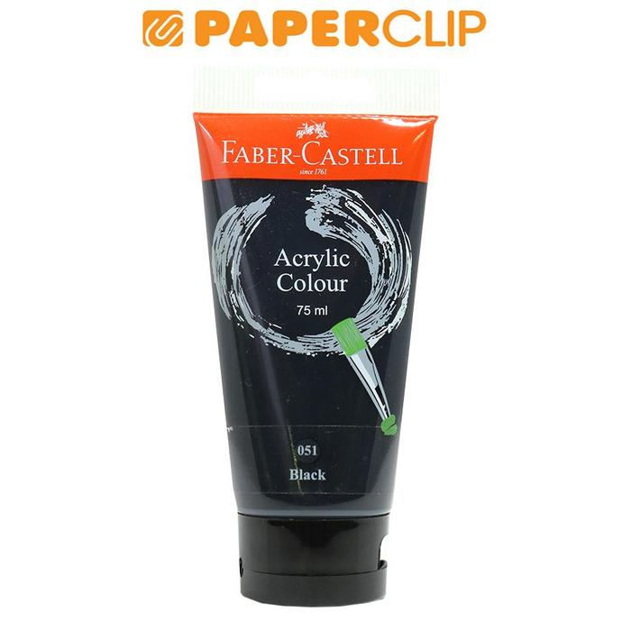 Gambar CAT ACRYLIC FABER CASTELL 187599 75ML BLACK dari Paperclip Indonesia Kota Administrasi Jakarta Selatan Tokopedia