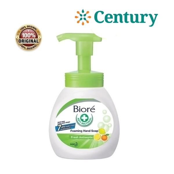 Gambar Century Biore Foaming Hand Soap Fresh 250ml Sabun Cair Tangan Bersih & Lembut dengan Microfoam Antibakteri Segar dari Century Healthcare Express Kota Administrasi Jakarta Pusat Tokopedia