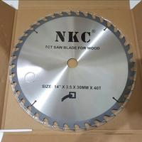 Gambar Mata circular saw NKC 14" 40T cut potong kayu circel sirkel 14 inch 40 dari RAJANE TEKNIK Kota Depok 1 Tokopedia