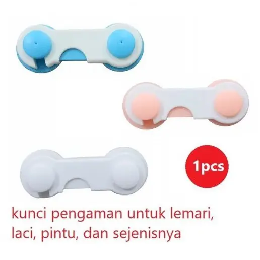 Pengaman pengunci pintu lemari laci kulkas safety bayi anak