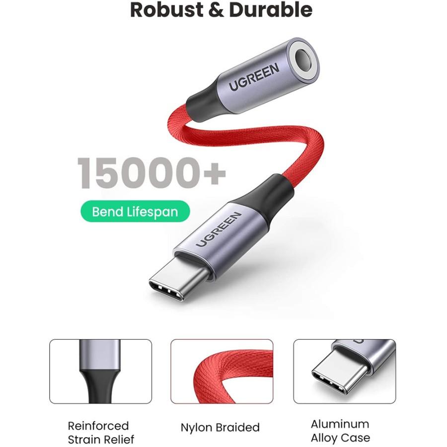 Cable Adapter DAC USB C to Jack Audio 3.5mm UGREEN Audio Converter