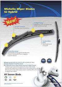 Gambar WIPER MOBIL New Pajero Sport MICHELIN Rainforce HYBRID 2Pcs kn-kr - 22+18+10 dari bohlamhid Kota Tangerang 4 Tokopedia