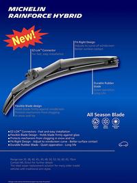 Gambar WIPER MOBIL New Pajero Sport MICHELIN Rainforce HYBRID 2Pcs kn-kr - 22+18+10 dari bohlamhid Kota Tangerang 5 Tokopedia