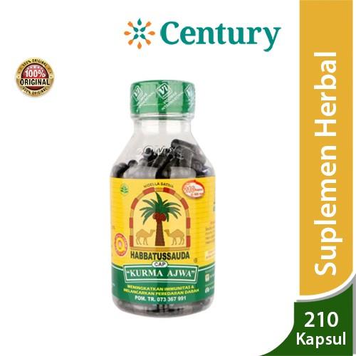 Gambar Habbatussauda Kurma Ajwa 210 Kapsul/Daya Tahan Tubuh/kolesterol dari Century Healthcare Express Kota Administrasi Jakarta Pusat Tokopedia
