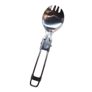 KNIFEZER Foldable Spoon Fork Sendok Garpu Lipat Stainless Steel-SVGF2