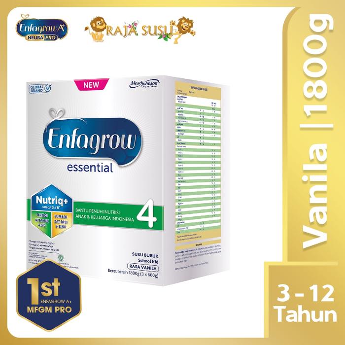 Gambar ENFAGROW ESSENTIAL 4 VANILA 1800GR dari RAJASUSU BandungKopo Kota Bandung Tokopedia