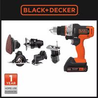 Gambar Promo Black + Decker Bor Hammer Drill Multi Evo 6 Heads Kit dari Soko Mega Mall Jakarta Pusat 1 Tokopedia