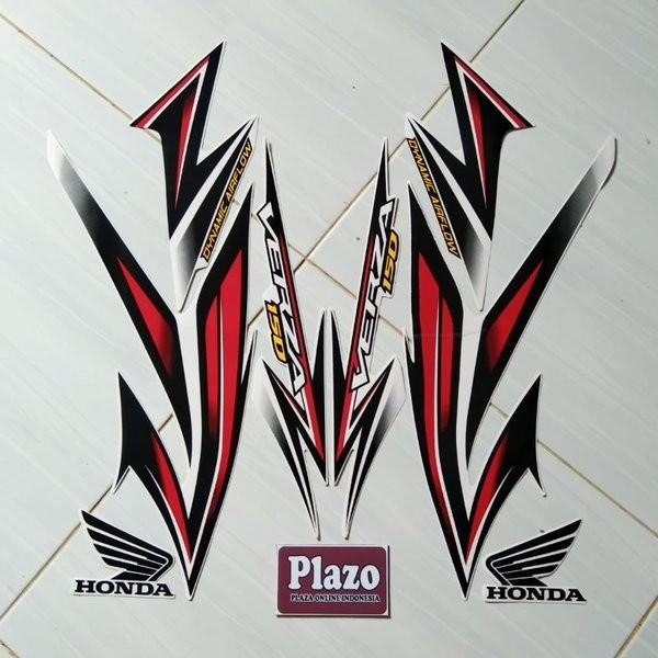 Gambar Striping Stiker Motor Honda Verza 150 2014 Full Putih-merah dari audriashop.id Kab. Bogor Tokopedia