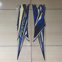 Gambar Striping Stiker Motor Yamaha vega force 2015 full hitam-biru dari audriashop.id Kab. Bogor 2 Tokopedia