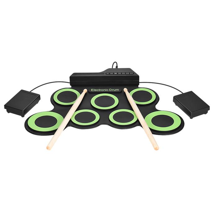 Gambar Ammoon Electronic Digital Drum Kit 7 Pads Roll Up USB Power G3002 dari Jualan 88 Jakarta Utara Tokopedia