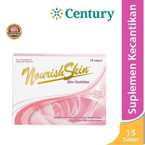 Nourish Skin 15 Tablet / Suplemen Pemutih Kulit / Vitamin Kulit