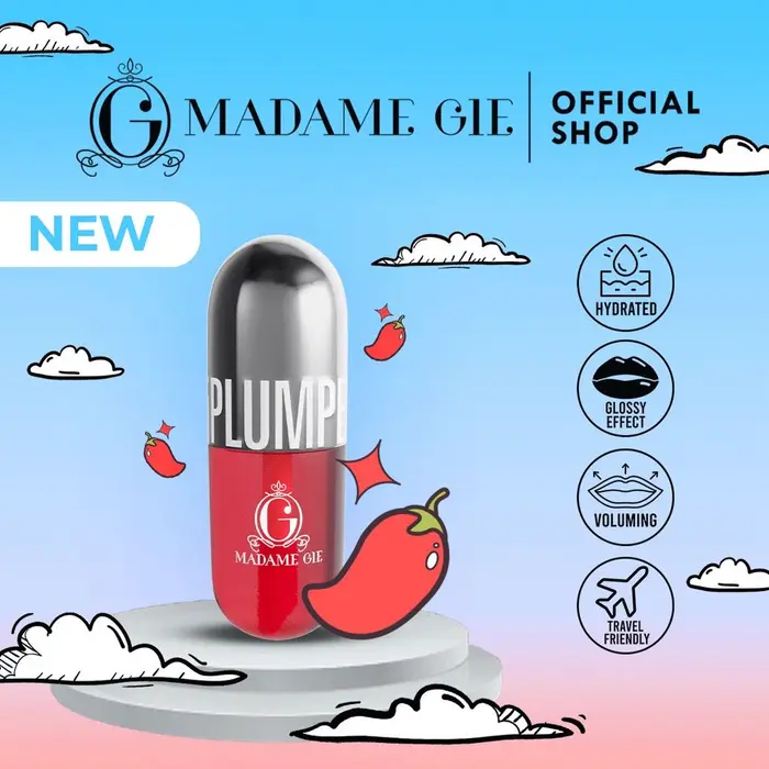 Gambar Madame Gie Madame LiPill - Lip Tint Serum Plumper Make Up dari Erfestore Kota Tangerang Selatan 2 Tokopedia
