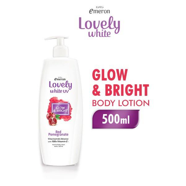 Gambar Emeron Lovely Hand & Body Lotion Glow Bright Botol 500 mL dari Tokongeklik Kab. Banyuwangi Tokopedia