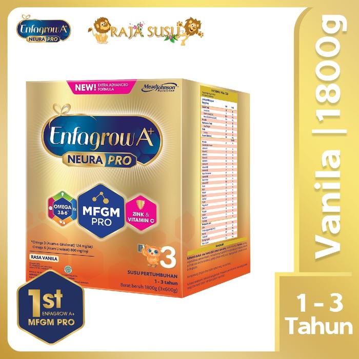 Gambar ENFAGROW A+ 3 VANILA 1800 GR dari RAJASUSU BandungKopo Kota Bandung Tokopedia
