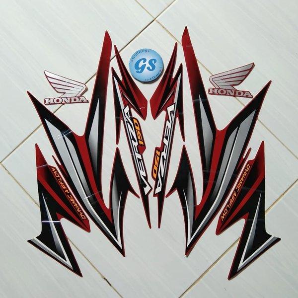 Gambar Sticker Striping Motor Honda Verza 150 2014 Merah dari audria Collection Kab. Bogor Tokopedia