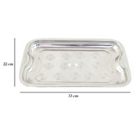 Gambar ROSH Nampan Datar Dollar Tray ROS-PR-DLT - 33 CM dari Rosh Kitchen Kota Administrasi Jakarta Barat 3 Tokopedia