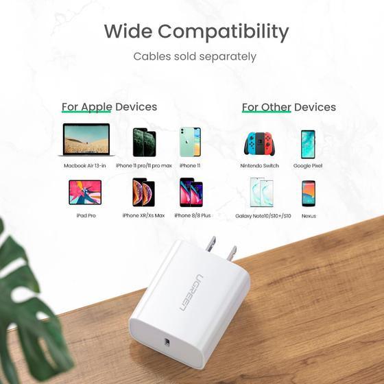 UGREEN Wall Charger 30W 1C - White CD127 70161-1