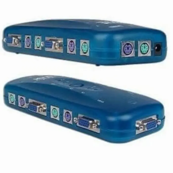 Auto Kvm Switch Ps2 4 Port 0