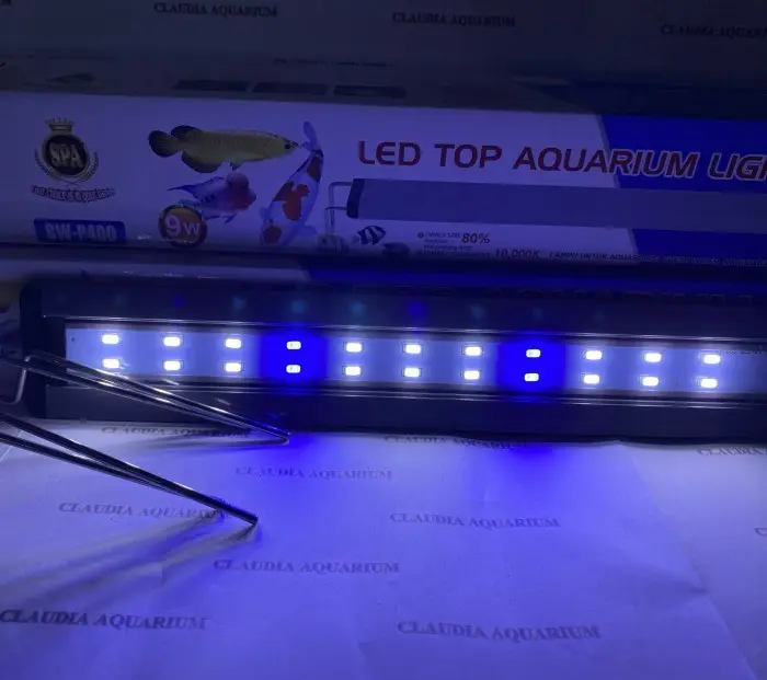 (PROMO) LAMPU LED AQUARIUM AQUASCAPE SAKKAI PRO BW P 1000 BIRU PUTIH 0
