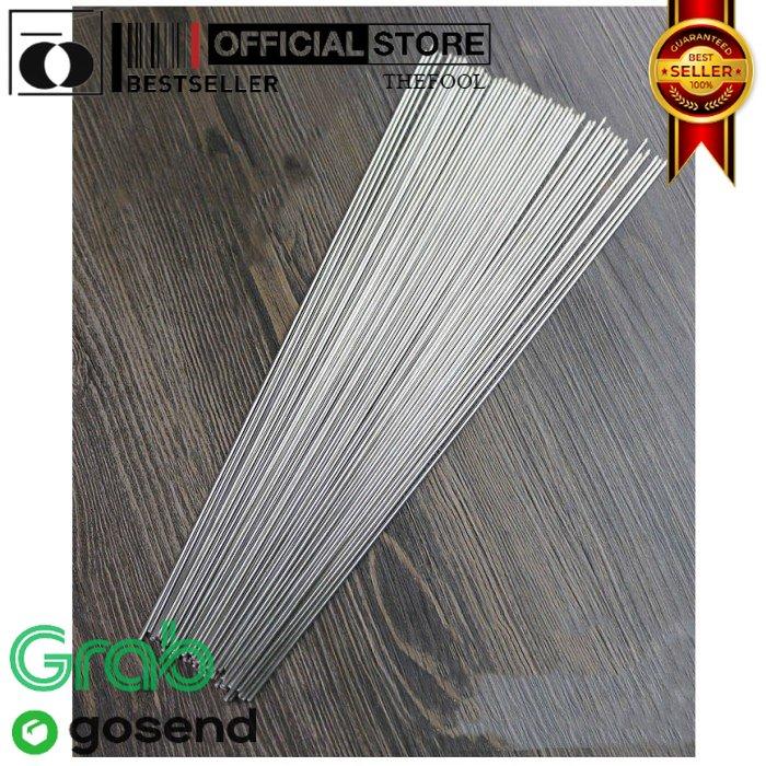 Tusuk Sate Klatak Stainless Panjang Tusukan Daging BBQ Besi Anti Karat 0
