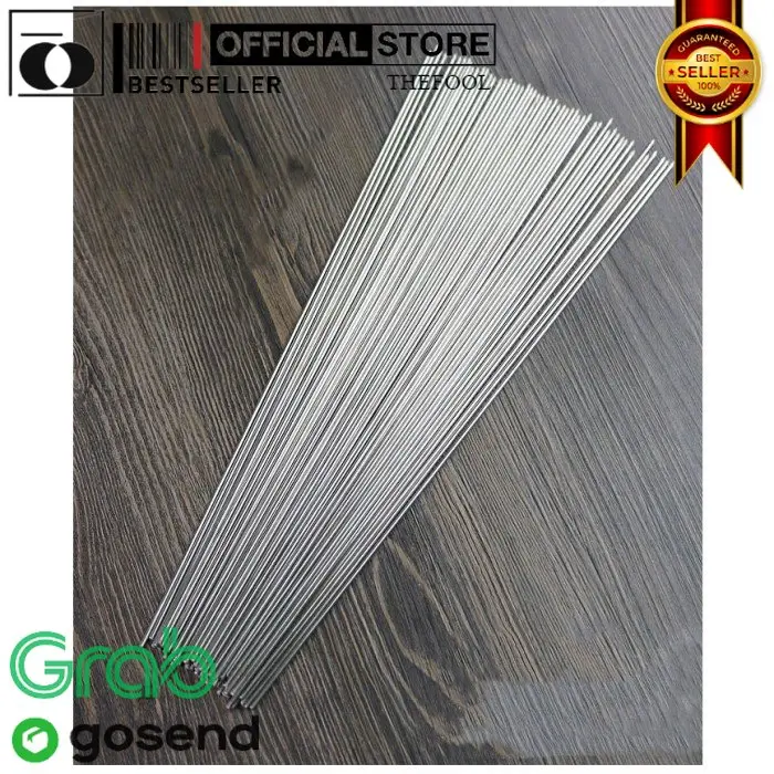 Tusuk Sate Klatak Stainless Panjang Tusukan Daging BBQ Besi Anti Karat 0