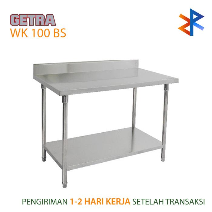Gambar GETRA Working Table WK 100BS / WK100BS Meja Stainless Steel Dapur dari Refcon Polar Nusaindo Kota Tangerang Tokopedia