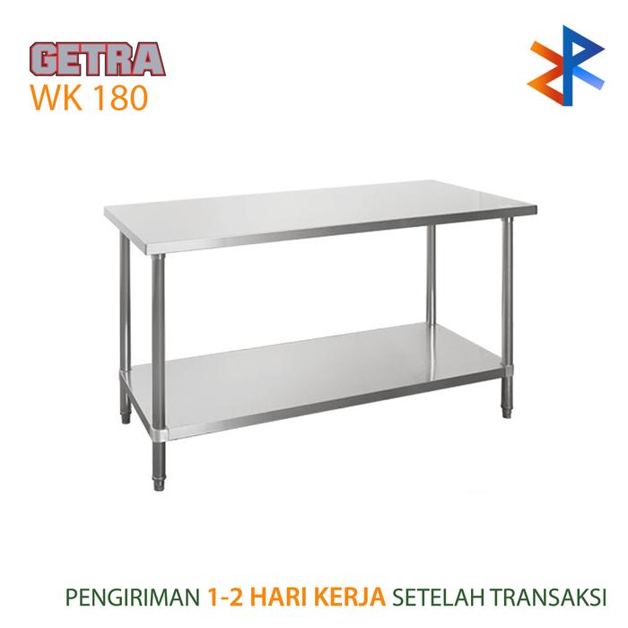 Gambar GETRA Working Table WK 180 / WK180 Meja Stainless Steel Dapur dari Refcon Polar Nusaindo Kota Tangerang Tokopedia