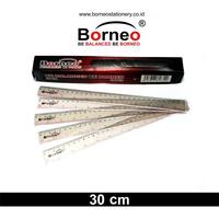 Gambar Borneo Penggaris Borneo Polos 30 cm 24 Pcs dengan 2 Sistem Pengukuran Inch & MM GROB0002 untuk Mahasiswa Pelajar dan Profesional dari Borneo Stationery Kota Surabaya 2 Tokopedia