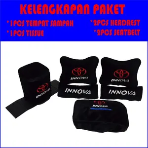 BANTAL LEHER MOBIL INNOVA TEMPAT SAMPAH MOBIL SANDARAN JOK MOBIL