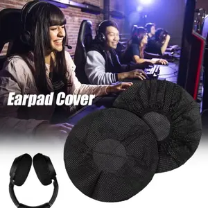 Disposable Headphone Cover Sepasang Pelindung Headset Earcup Pad